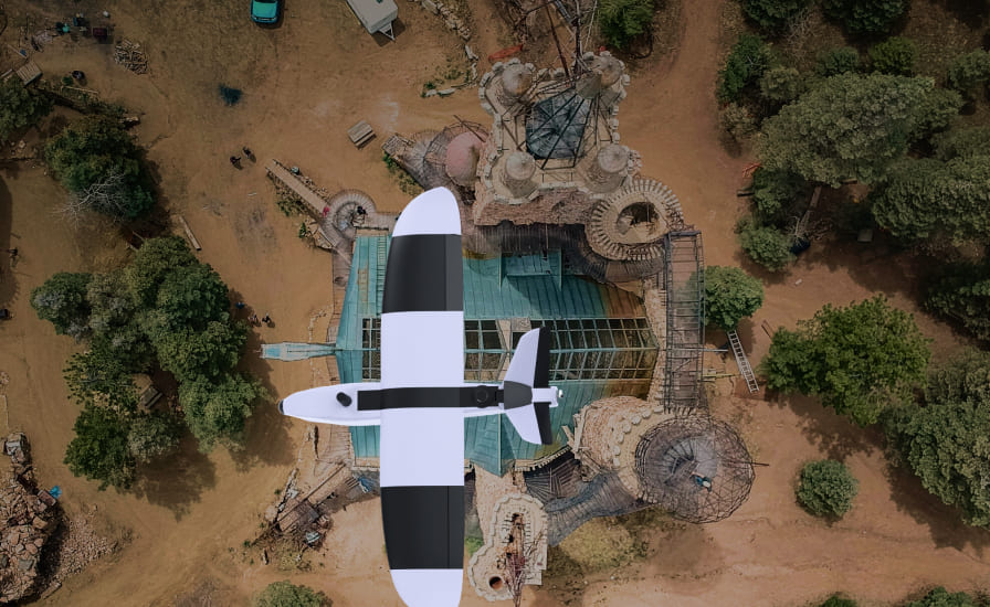 Image of Delta 400 drone Operating Altitude (in ft).