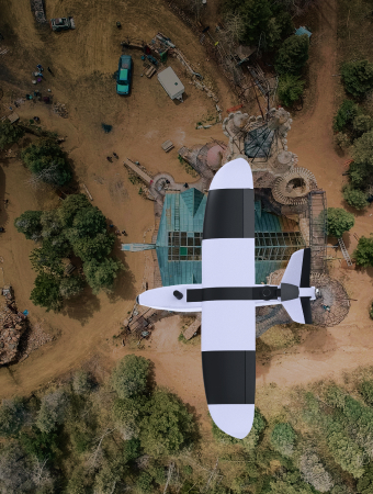 Image of Delta 400 drone Operating Altitude (in ft).
