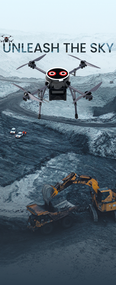 image of jaga drone spraying chemicals.
