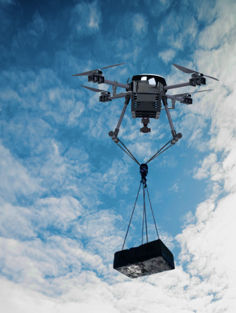 Image of Jaga drone weight carrying capacity.
