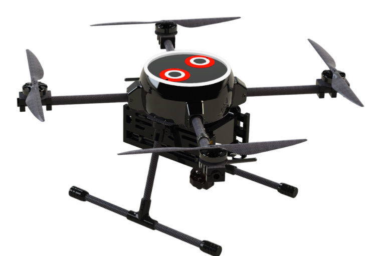 Side view of Kisaan drone.