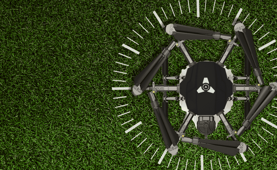 Image of kisaan drone endurance.