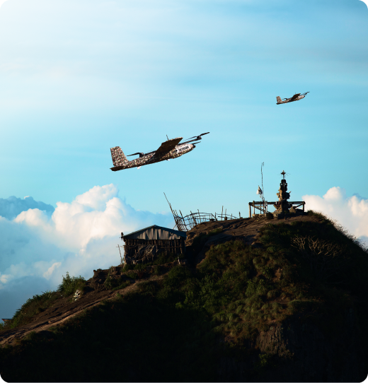 Image of skyhwak drone endurance.