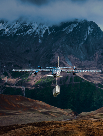 Image of skyhwak drone weight.